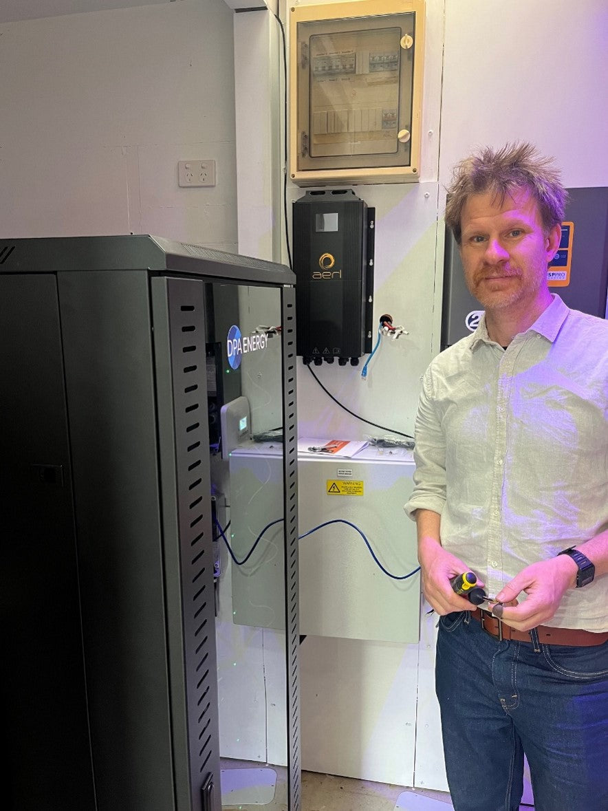 Selectronic Wizard / Discover AES rackmount battery installation