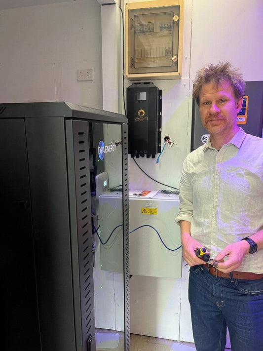 Selectronic Wizard / Discover AES rackmount battery installation