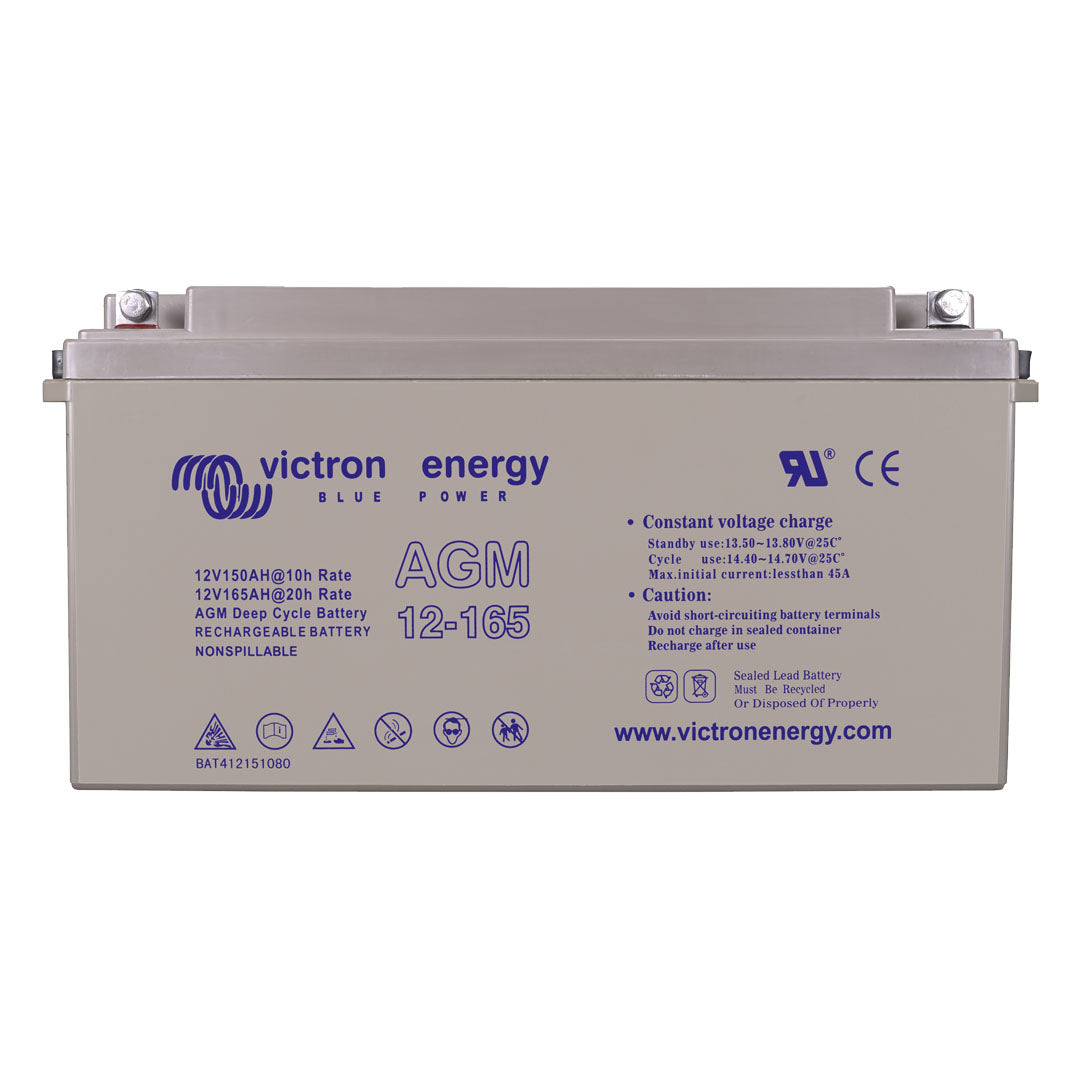 Victron 12V/165Ah (Flag) AGM Deep Cycle Battery - BAT412151084