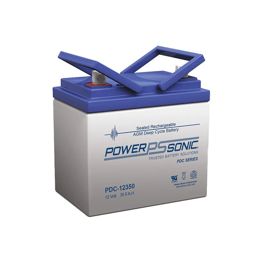 Power-Sonic 12V 35.4Ah Deep Cycle AGM Battery - PDC12350