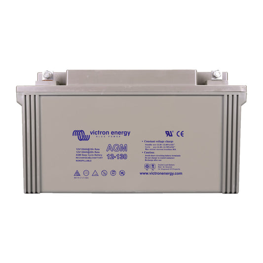 Victron 12V/130Ah (Flag) AGM Deep Cycle Battery - BAT412121084
