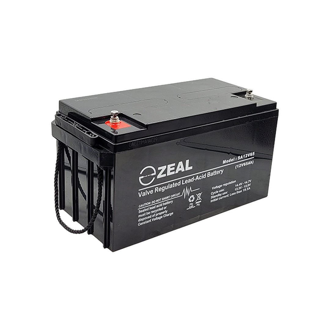 Zeal 12V 65Ah AGM Battery - SA12V65