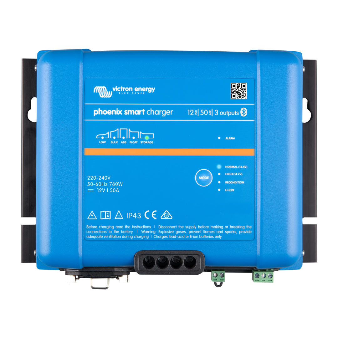Victron Smart IP43 Charger 12/50(3) 120-240V - PSC125053095