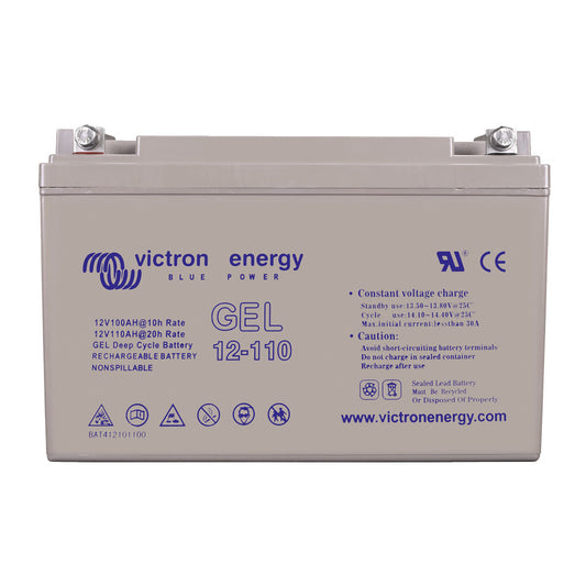 Victron 12V/110Ah (Flag) Gel Deep Cycle Battery - BAT412101104