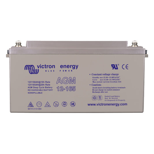 Victron 12V/165Ah (M8 Insert) AGM Deep Cycle Battery - BAT412151085