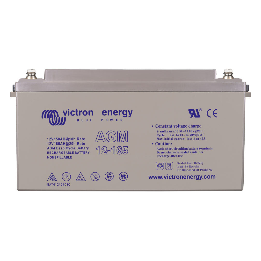 Victron 12V/165Ah (M8 Insert) AGM Deep Cycle Battery - BAT412151085
