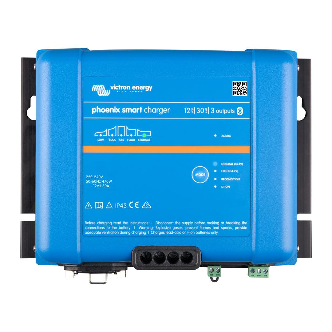 Victron Phoenix Smart IP43 Charger 12/30 (3) 120-240V - PSC123053095