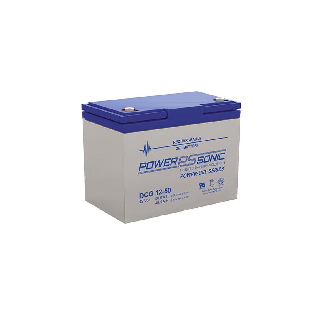 Power-Sonic 12V 50Ah Deep Cycle GEL Battery - DCG1250