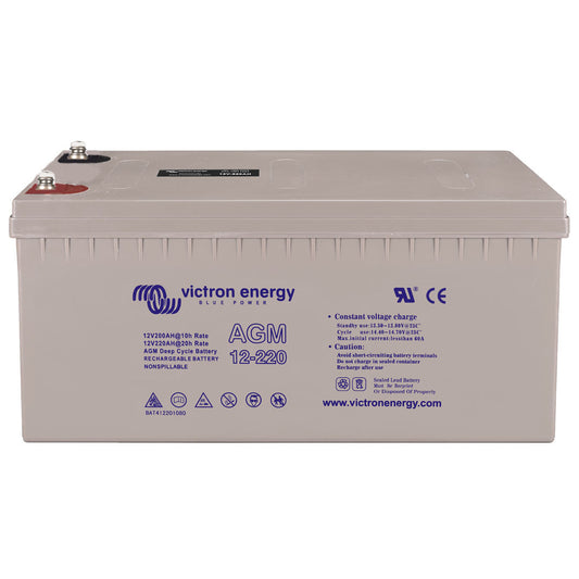 Victron 12V/220Ah (M8 Insert) AGM Deep Cycle Battery - BAT412201085
