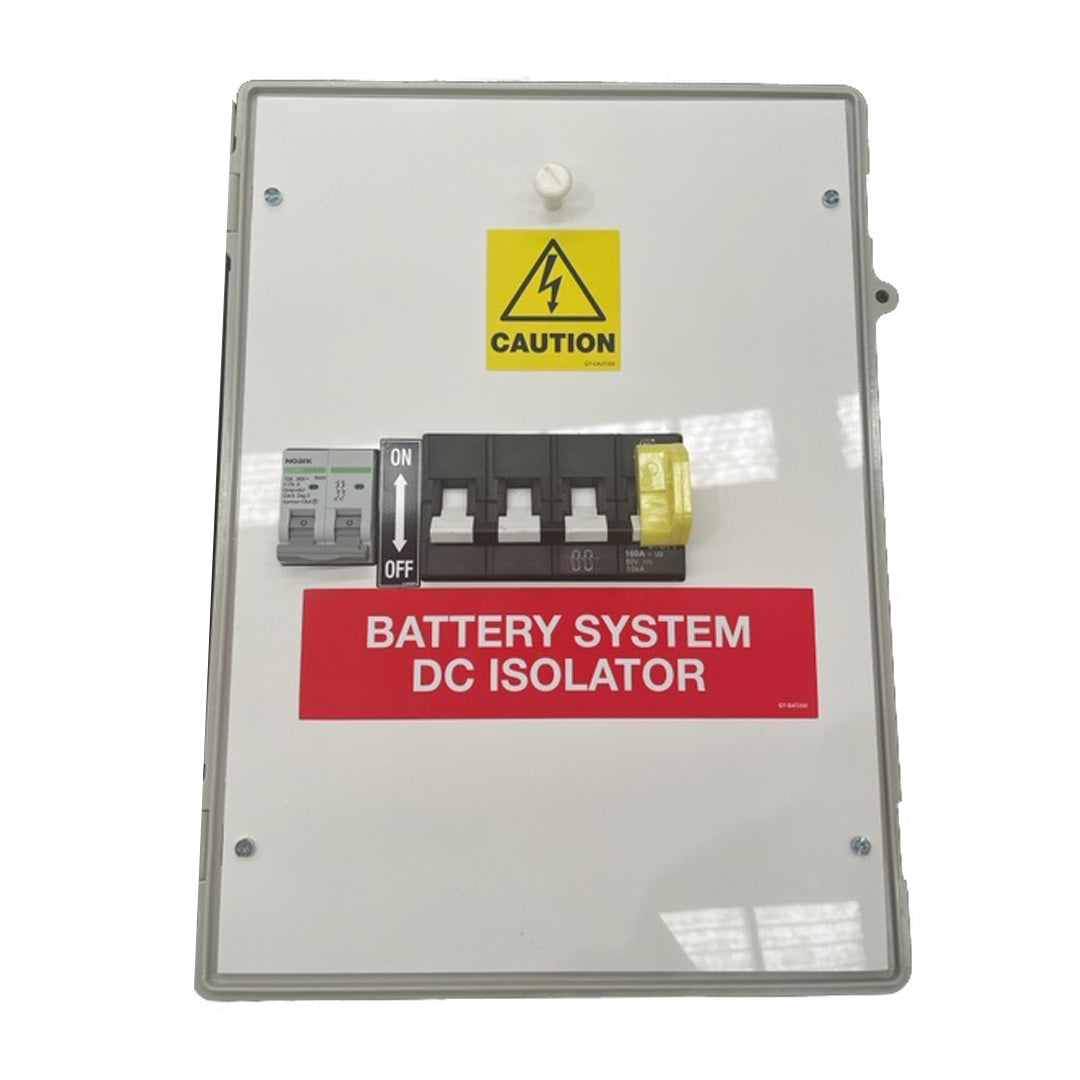 CBI Electric DC Solar Battery Isolator 160A in IP67 Enclosure + Noark - QSBS160-SEL