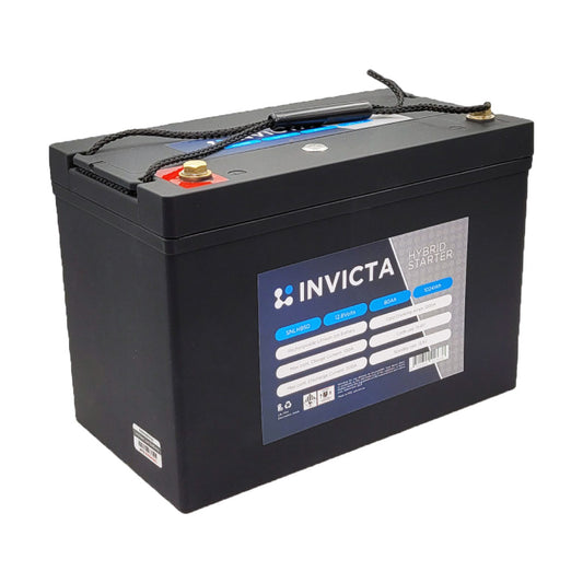 Invicta 12V 80Ah 1200CCA Hybrid Lithium Battery 95DL - SNLH95DL