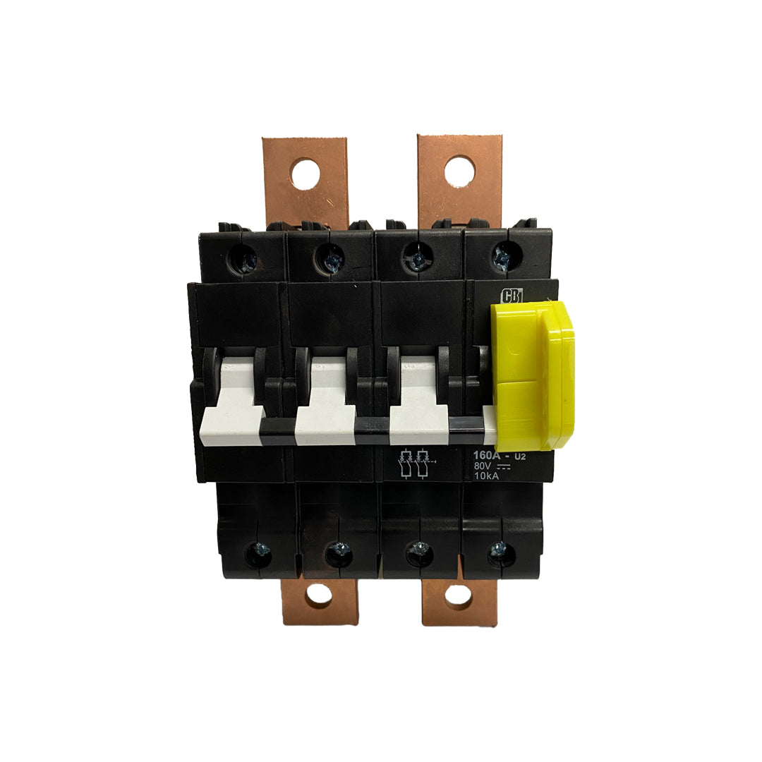 CBI Electric DC Solar Battery Isolator 160A Breaker Only IP2X - QT160
