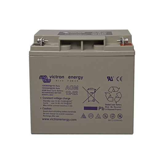 Victron 12V/22Ah (Flag) AGM Deep Cycle Battery - BAT212200084