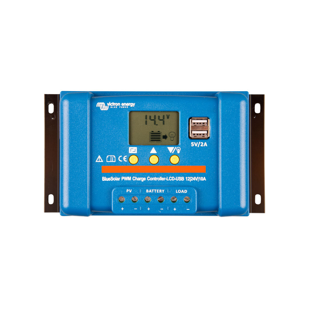 Victron BlueSolar PWM-LCD&USB 12/24V-10A - SCC010010050