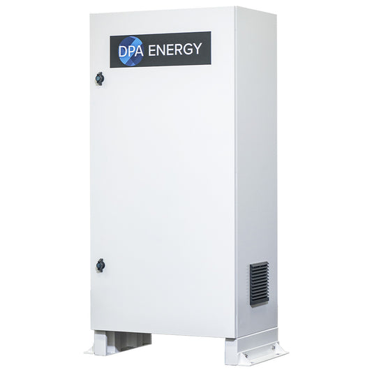 DPA Energy Quad Tower Outdoor Battery Cabinet IP55 Rated - RAL9016 For 4x Discover 5.12kWh AES Batteries-