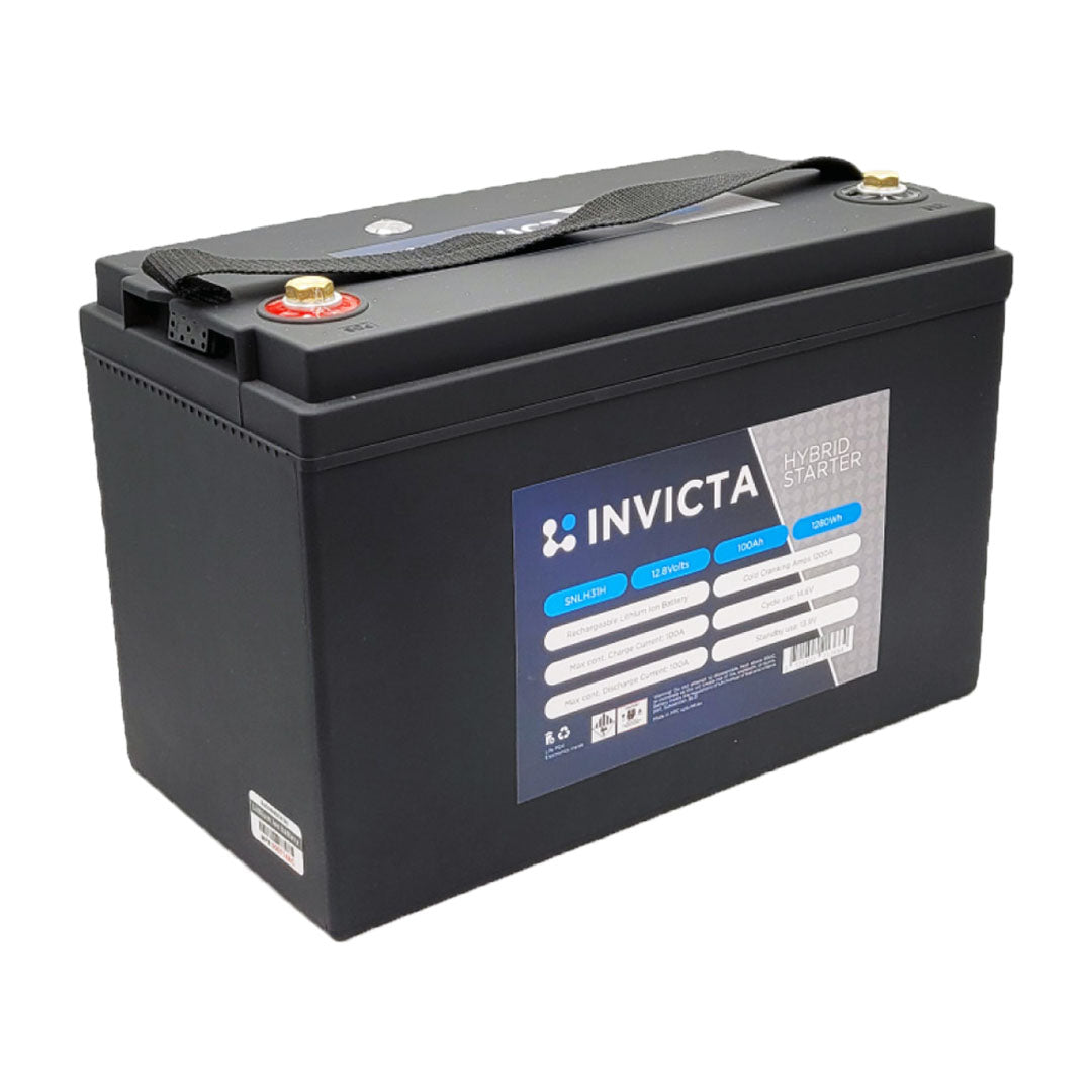 Invicta 12V 100Ah 1200CCA Hybrid Lithium Battery P31H - SNLH31H