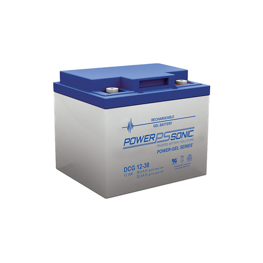 Power-Sonic 12V 38Ah Deep Cycle GEL Battery - DCG1238