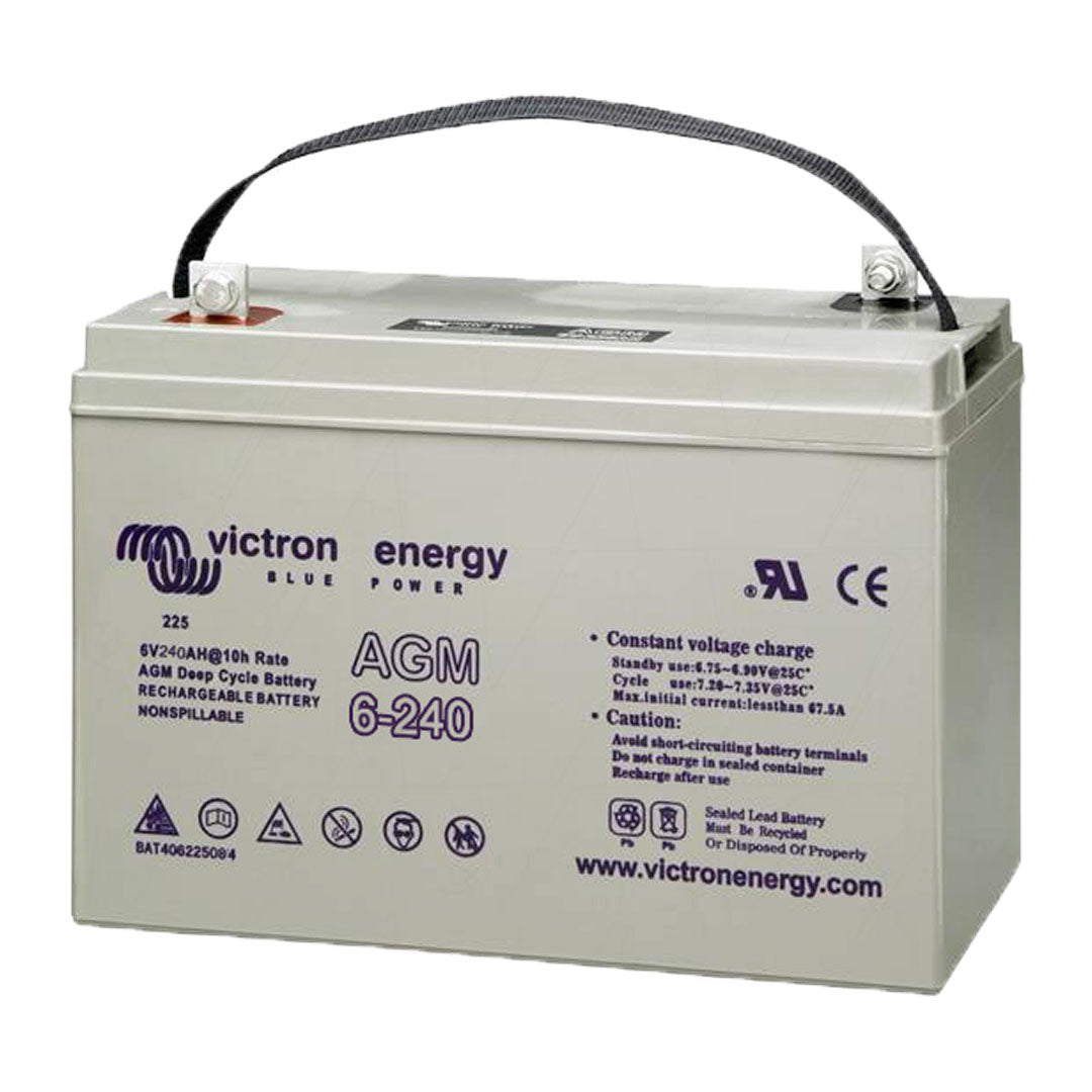 Victron 6V/240Ah (Flag) AGM Deep Cycle Battery - BAT406225084