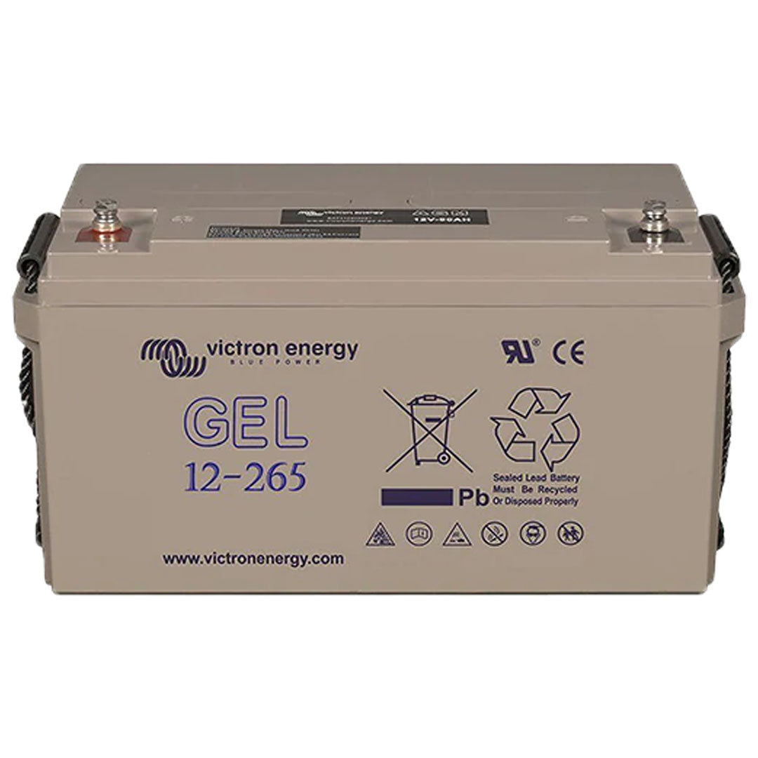 Victron 12V/265Ah (M8 Insert) Gel Deep Cycle Battery - BAT412126101