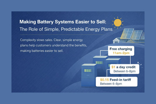 Making Battery Systems Easier to Sell: The Role of Simple, Predictable Energy Plans