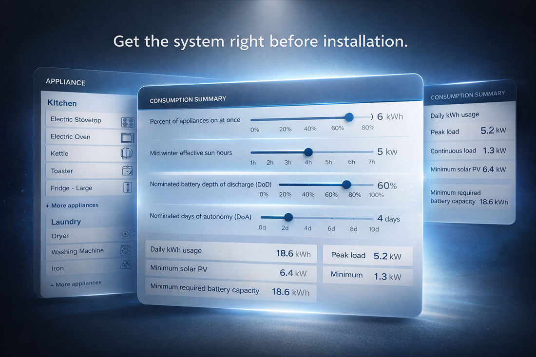 Getting Off-Grid System Sizing Right
