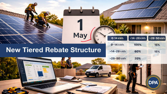 Federal Battery Rebate Changes from 1 May 2026 – What Installers Need to Know
