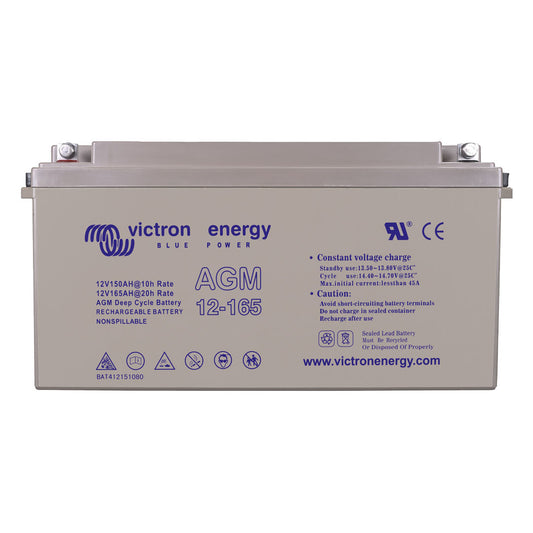 Victron 12V/165Ah (Flag) AGM Deep Cycle Battery - BAT412151084