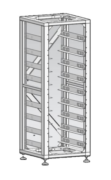 Deye BOS-G 9-layer Battery Rack Only- 3U LRACK