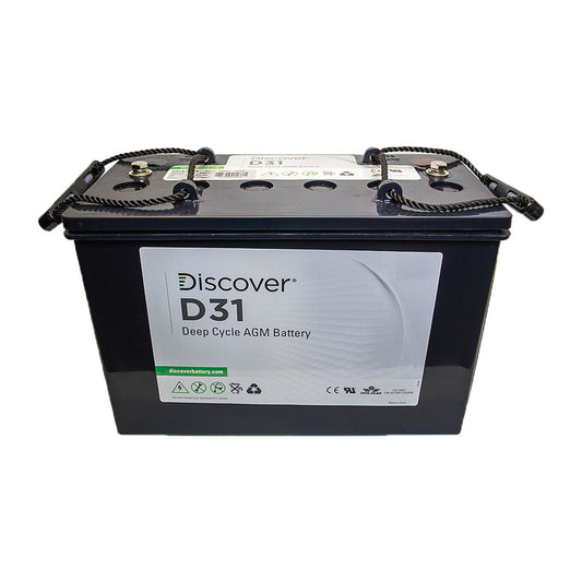 Discover D31A 12V 120Ah Deep Cycle AGM Battery - D31A-120D