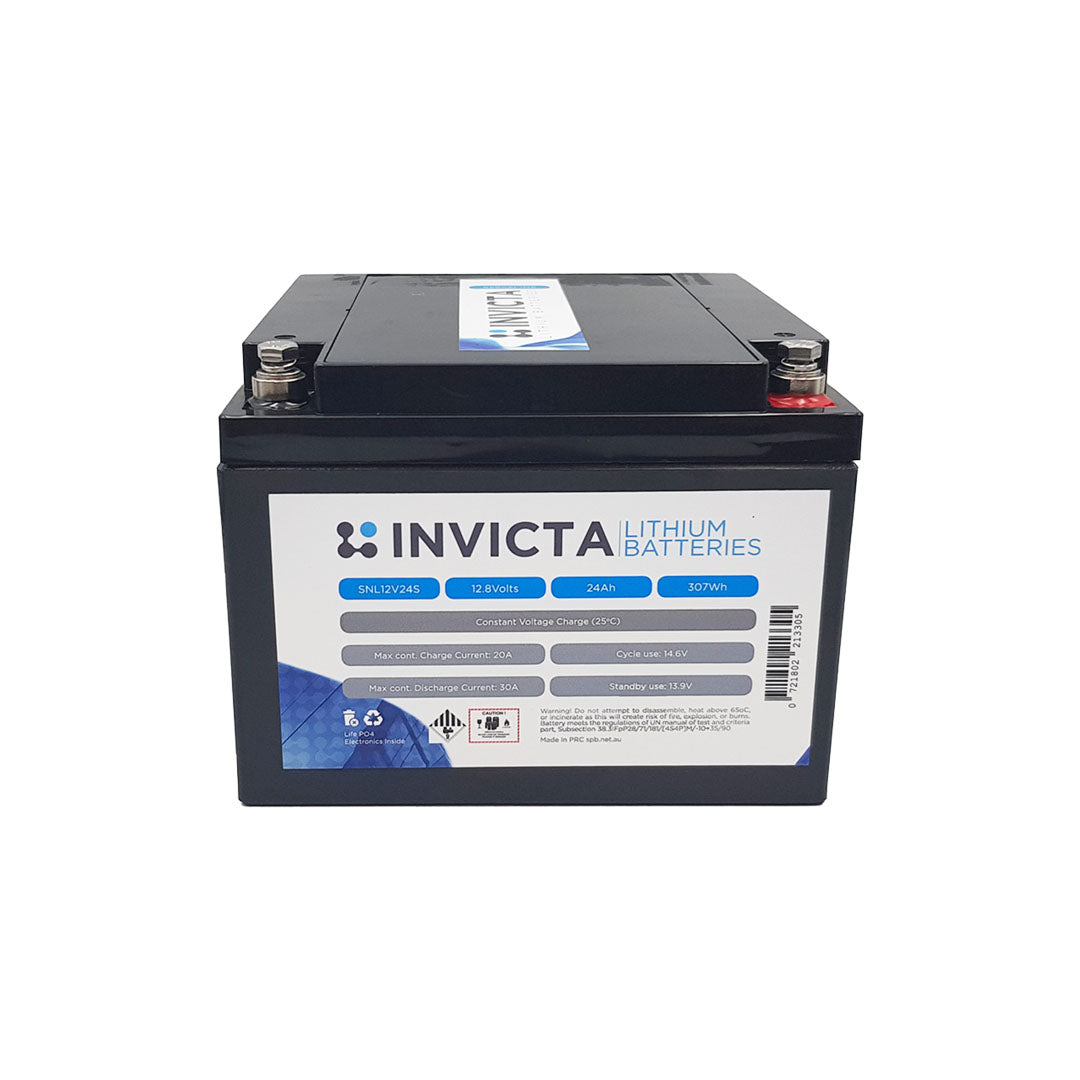 Invicta Lithium 12V 24Ah Lifepo4 Battery - SNL12V24S