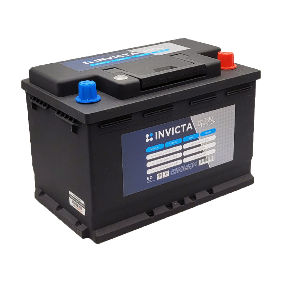 Invicta 12V 60Ah 1000CCA Hybrid Lithium Battery Max LN4 - SNLHLN4MAX