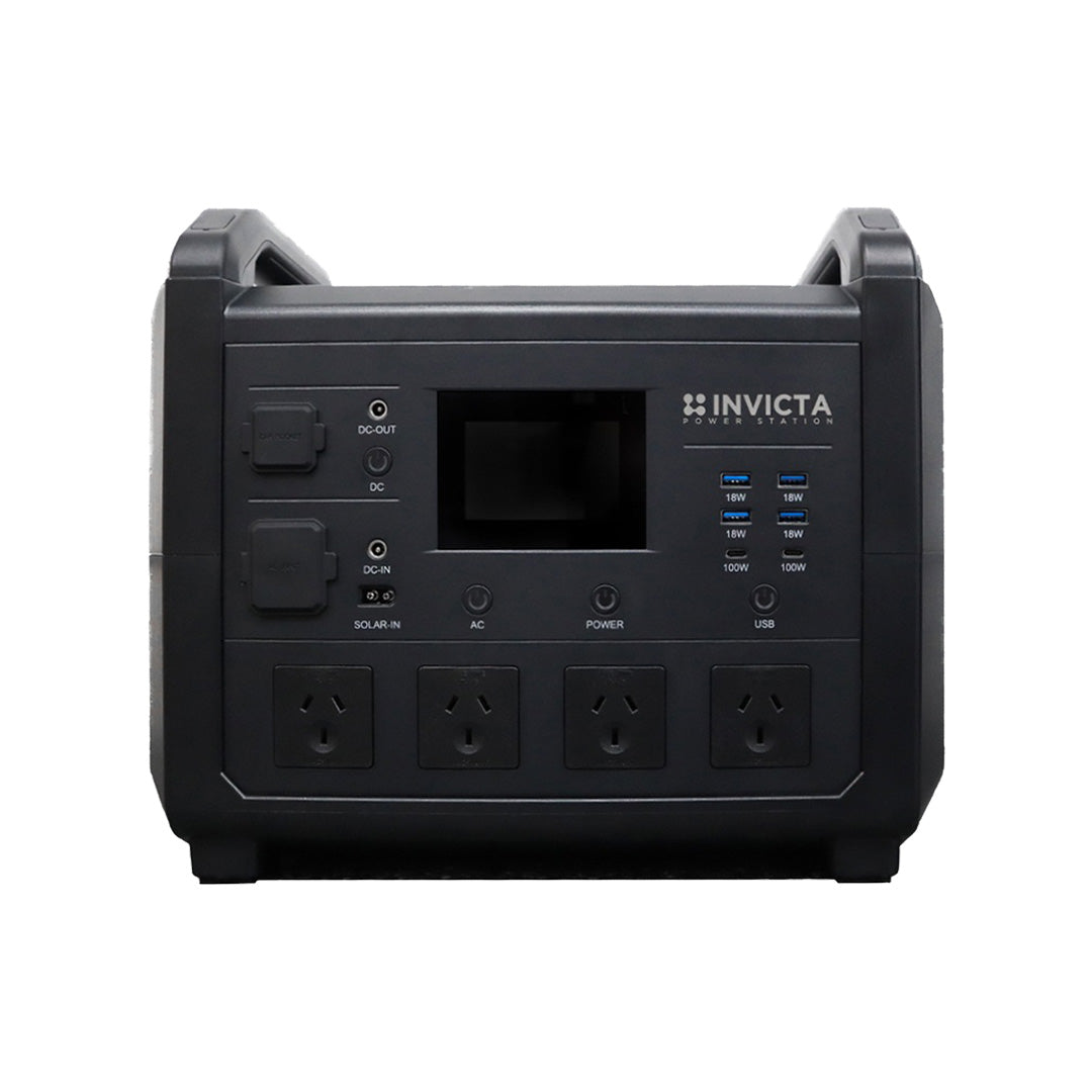 Invicta 12.8V 116Ah 1600W Lithium Power Station - SNLPS1600