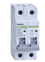 Noark 50A 500VDC 2 pole MCB Ex9BN - N90125