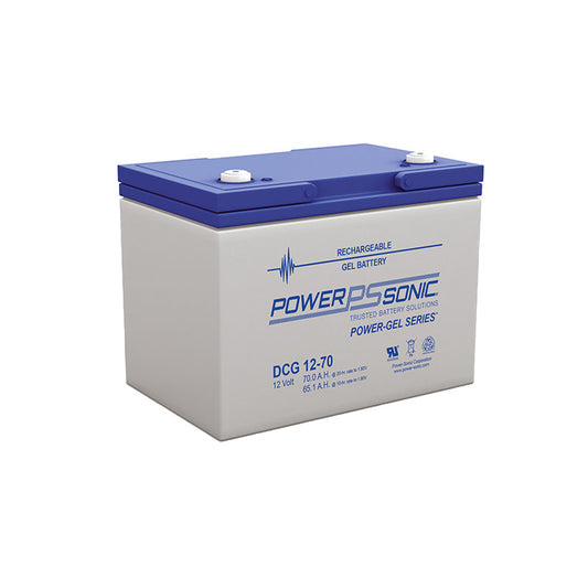 Power-Sonic 12V 70Ah Deep Cycle GEL Battery - DCG1270