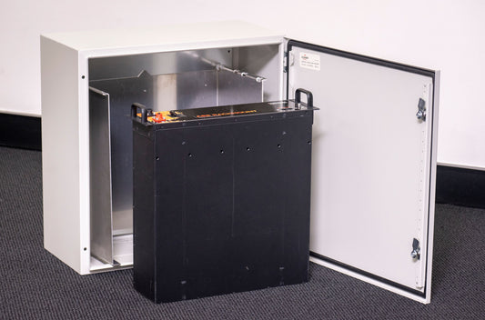 DPA Energy IP65 Twin Battery Cabinet For 2x Discover 5.12kWh AES Batteries - EZTWIN