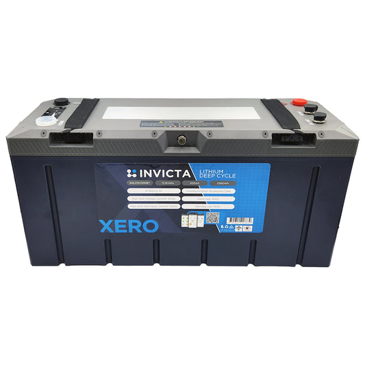 Invicta Lithium 12.8V 200Ah Xero IP67 LiFePO4 Battery Bluetooth - SNLX12V200BT