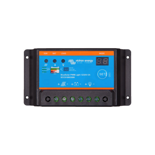 Victron BlueSolar PWM-Light Charge Controller 12/24V-5A  - SCC010005000