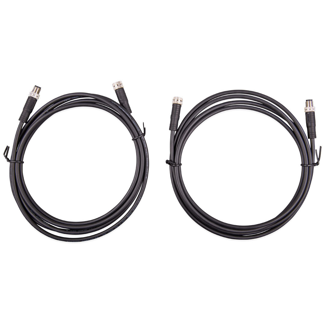 Victron BMS M8 Male to Female 3 Pole 2m Connector (pair)  - ASS030560200