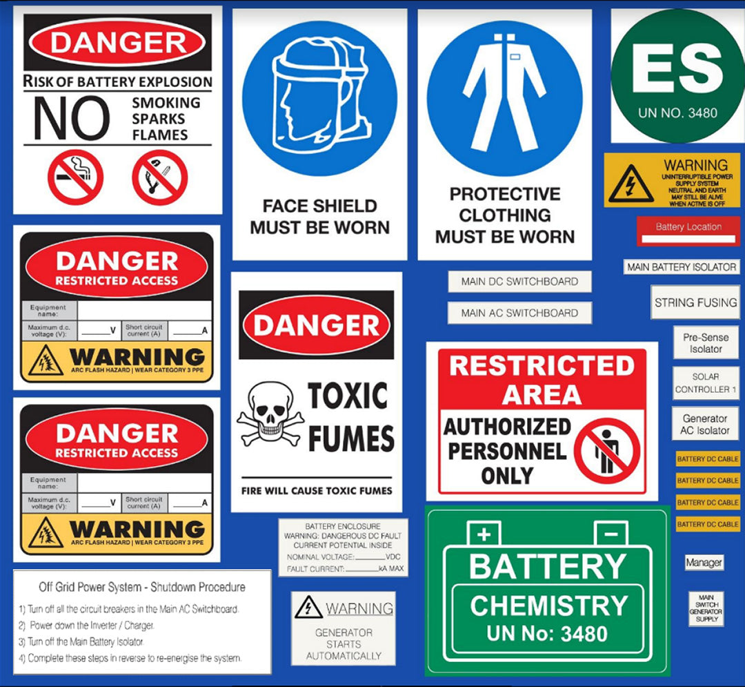 Multi Purpose Off Grid Label Kit Premium (Generic)  - 5100-01C12