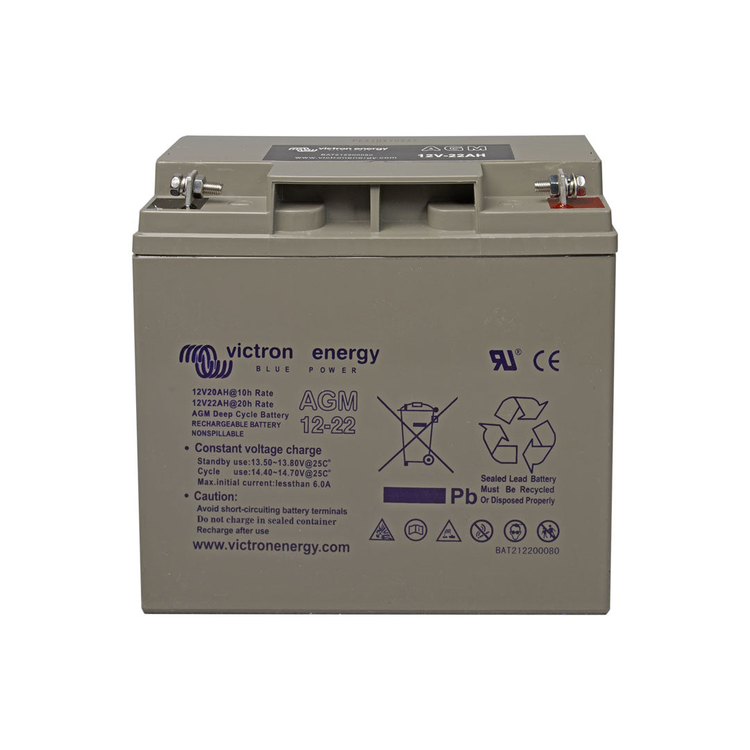 Victron 12V/22Ah (Flag) AGM Deep Cycle Battery - BAT212200084