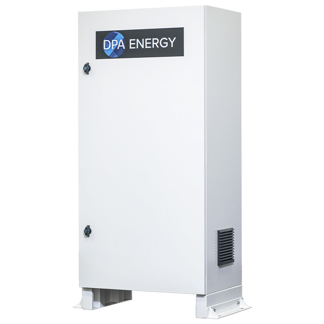 DPA Energy Quad Tower Outdoor Battery Cabinet IP55 Rated - RAL9016 For 4x Discover 5.12kWh AES Batteries-