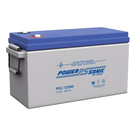 Power-Sonic 12V 268Ah Deep Cycle AGM Battery - PDC122500