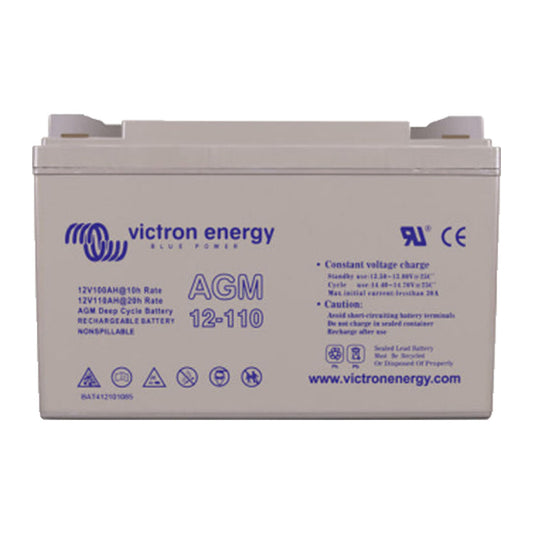 Victron 12V/110Ah (M8 Insert) AGM Deep Cycle Battery - BAT412101085