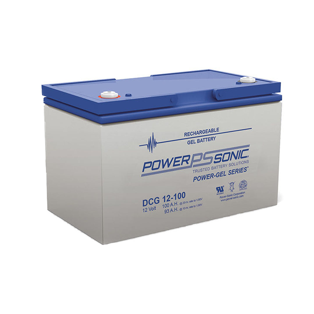 Power-Sonic 12V 100Ah Deep Cycle GEL Battery - DCG12100